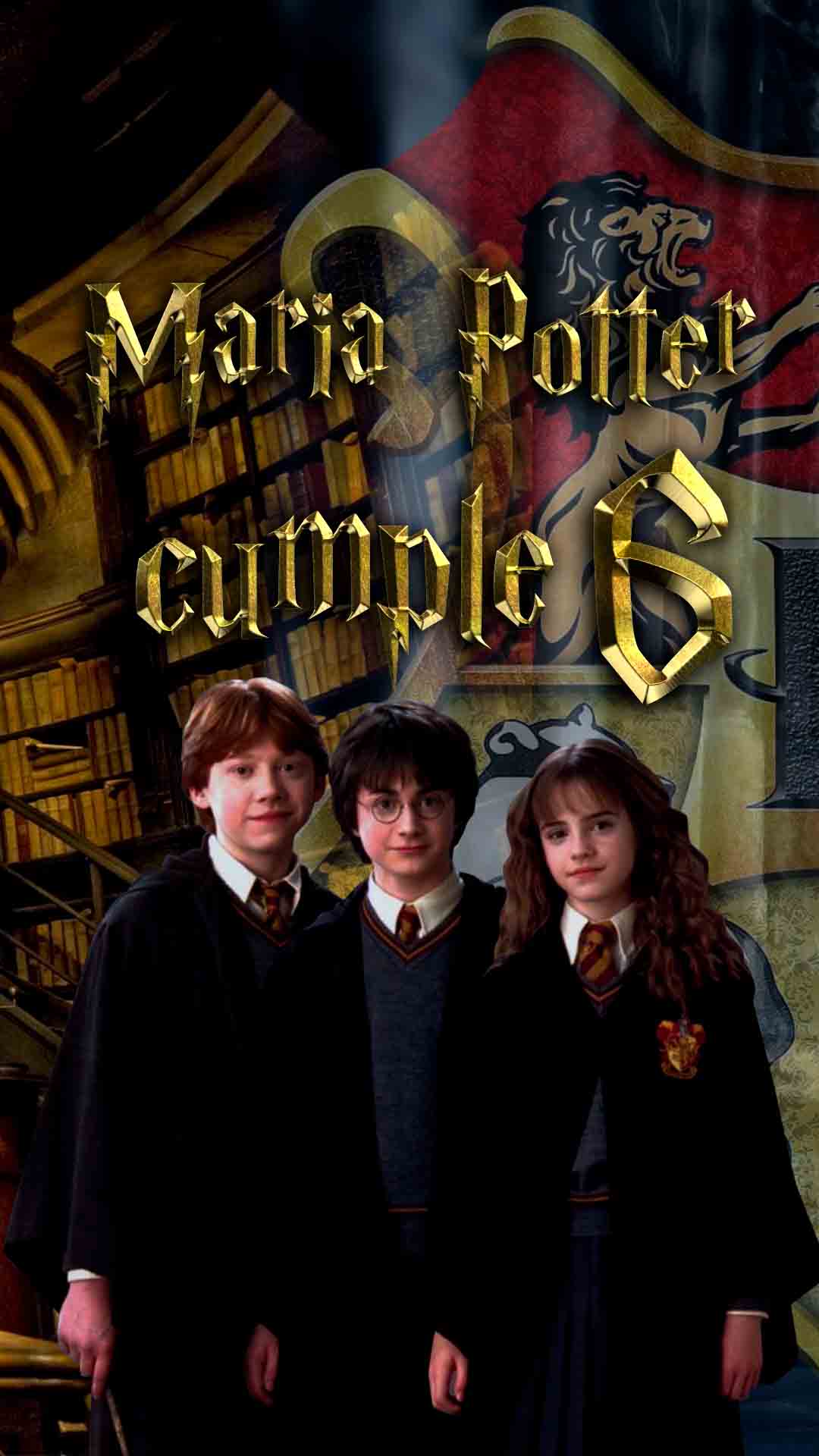 Banner comuniones de harry Potter o Hermione personalizados online –  Entrededos