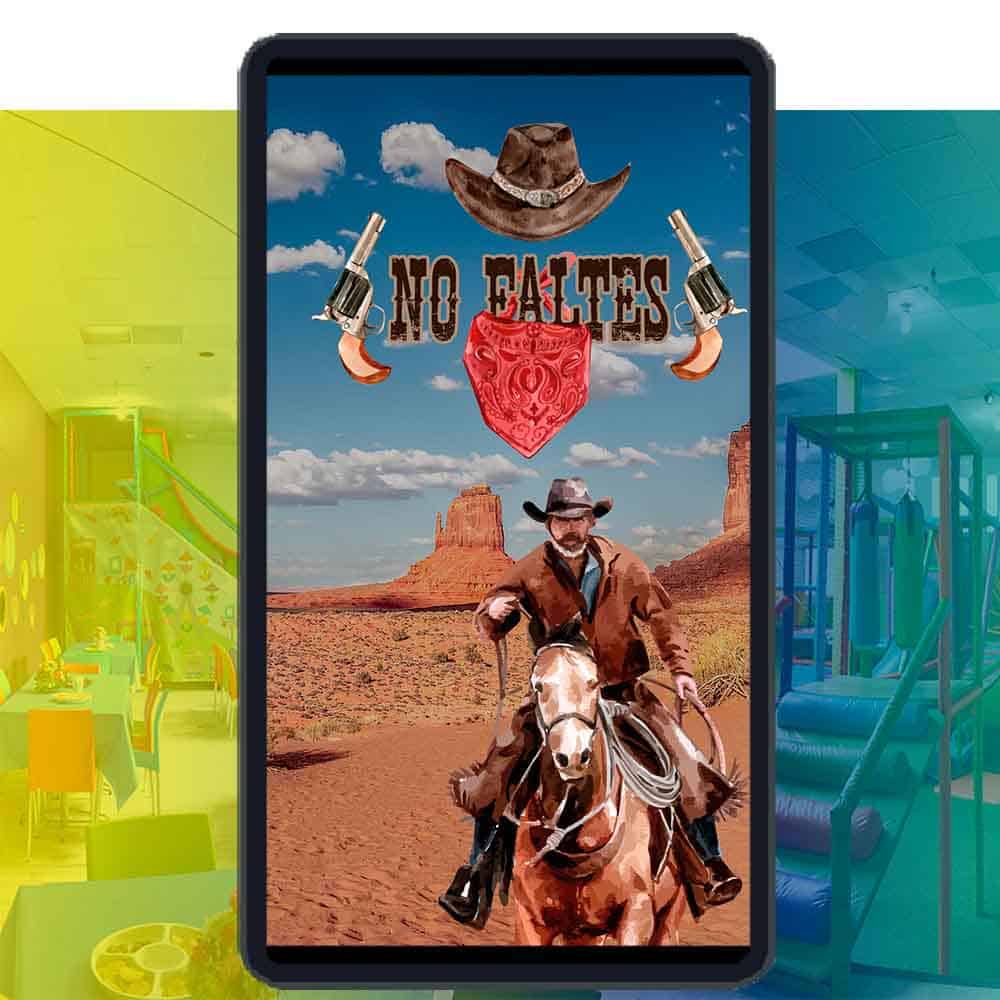 Video Invitación Digital de Vaquero del Oeste para Cumpleaños