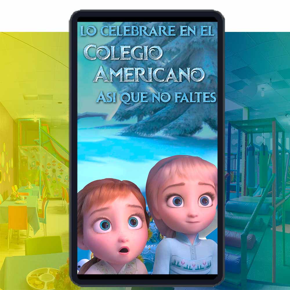 Video Invitación Digital de Frozen Niñas para Cumpleaños