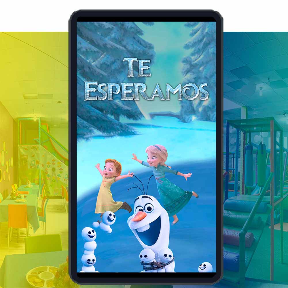 Video Invitación Digital de Frozen Niñas para Cumpleaños