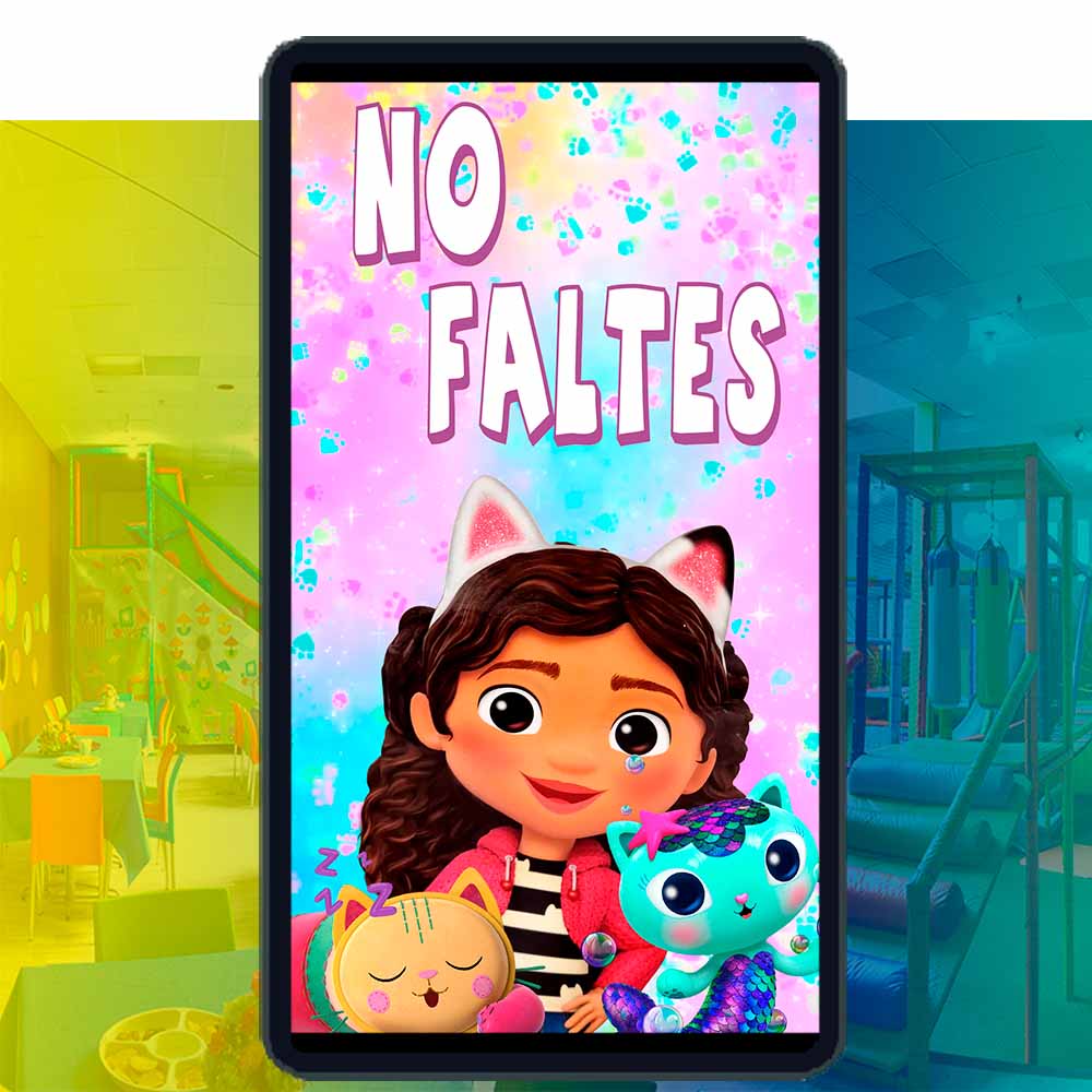 Es momento de sorprender a tus invitados con esta video invitación digital web de gabby y la casa de muñecas para cumpleaños, sin o con botones interactivos en la invitación digital.