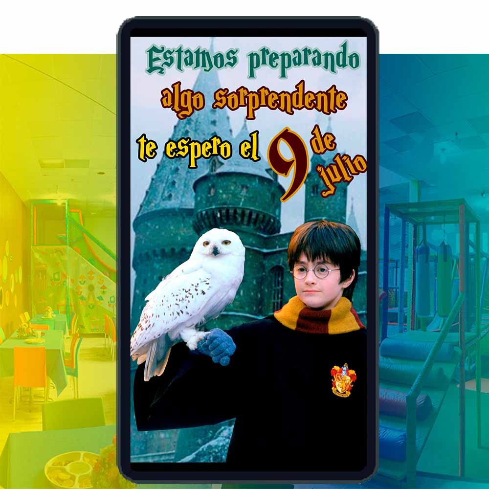 Es momento de sorprender a tus invitados con esta video invitación digital web de harry potter búho para cumpleaños, sin o con botones interactivos en la invitación digital.