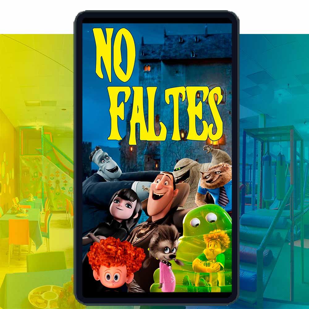 Es momento de sorprender a tus invitados con esta video invitación digital web de hotel transylvania para cumpleaños, sin o con botones interactivos en la invitación digital.