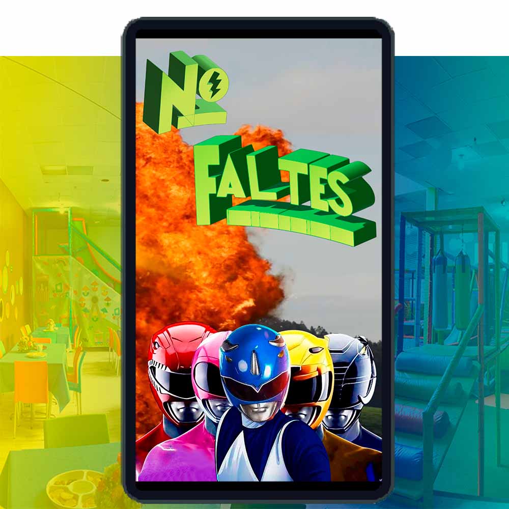 Es momento de sorprender a tus invitados con esta video invitación digital web de power rangers azul para cumpleaños, sin o con botones interactivos en la invitación digital.