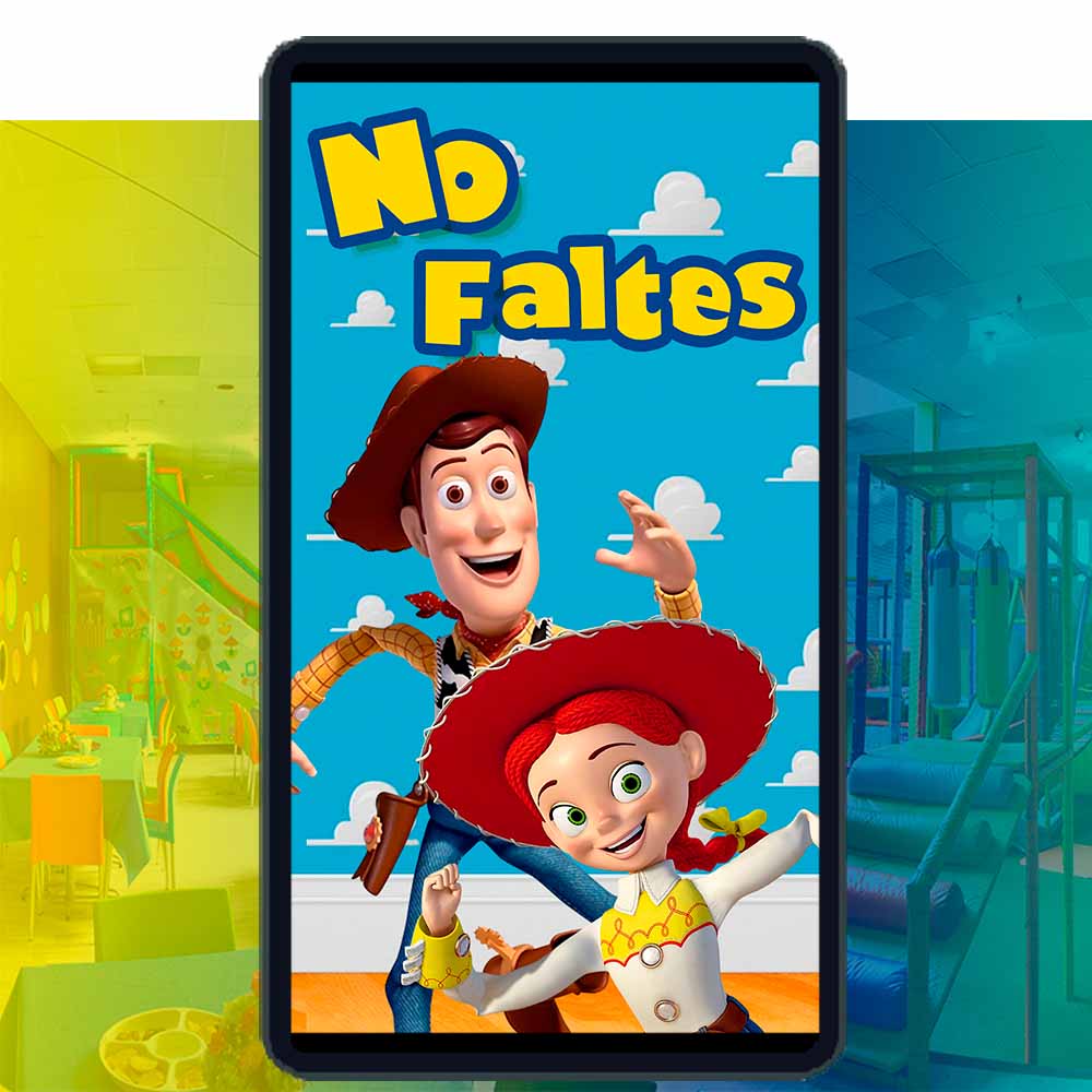 Es momento de sorprender a tus invitados con esta video invitación digital web de jessie de toy story 2 para cumpleaños, sin o con botones interactivos en la invitación digital.
